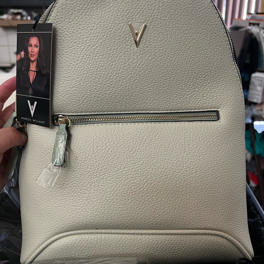 NWT- Mint/Cream Backpack